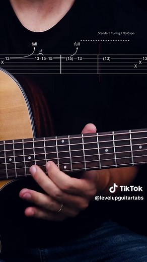 Level Up Guitar Tabs no TikTok