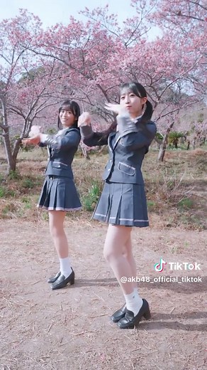 桜と秋山由奈の美しいコラボレーション