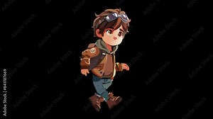 2D Game Animated Character Idle, Standing , Running, Jumping, Walking