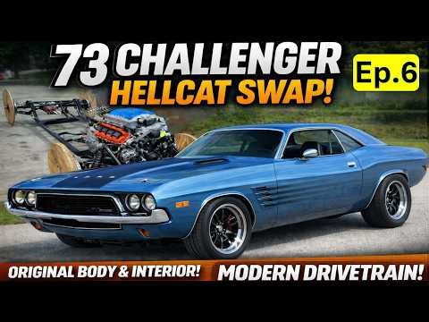 1970–73 Dodge Challenger Restoration Ep.6| Hellcat Swap