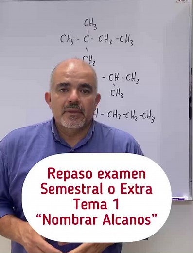 Estudio para examen de química: Tema 1 Alcanos