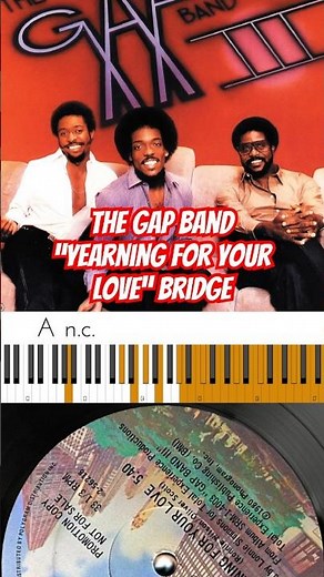 The Gap Band's "Yearning For Your Love" Bridge Chords 🔥🎹🔥 #musicianparadise #chordprogressions