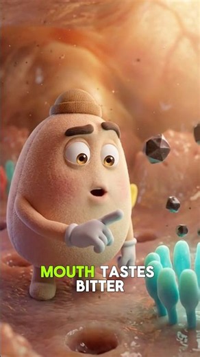 Why Does Your Mouth Taste Bitter When You’re Sick? #shorts