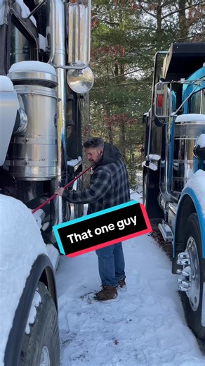 Everyone knows that one plow guy #snow #trucking #work #bluecollar #kenworth