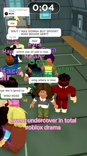 Replying to @[⭐] highvoltaged i went undercover in total roblox drama #fyp #blowthisup #robloxfyp #roblox #totalrobloxdrama #2PRO #heyrosalina