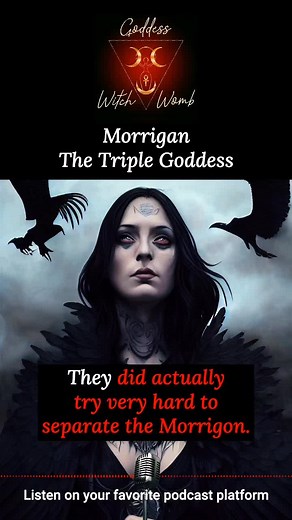 In this clip, April tells one of the legends of the Morrigan. An ancient #celticgoddess who was known to be fiercely protective of all her people ❤️ #witchesoftiktok #pagan #witchtok