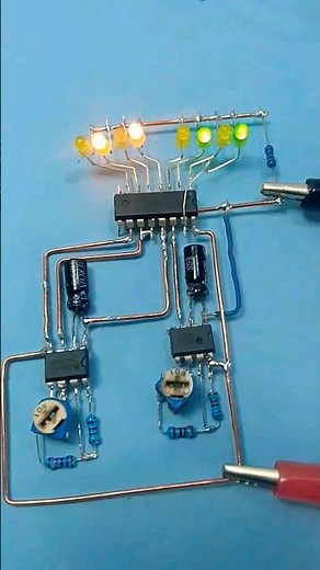 simple projects ic 74hc595n ic 555 #elektronik #electronic #electric