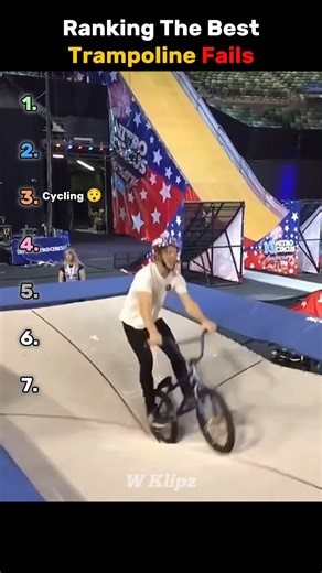 Ranking Funniest Trampoline Fails 😂 #shorts