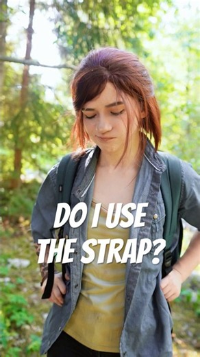 Do I always use the strap? Ellie Williams #cosplay | The Last of Us part 2 #tlou #elliewilliams