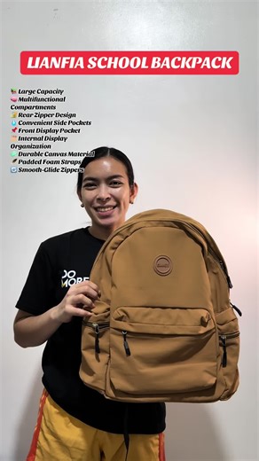 Versatile LIANFIA College School Backpack Review