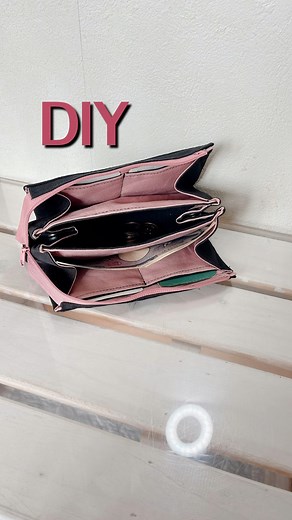 カーブ縫いなしで作るジャバラ長財布の作り方 #手作り小物 #longwallet #diy