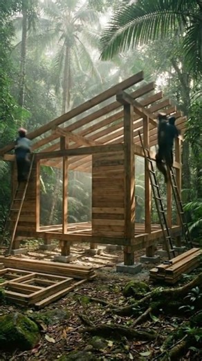 This Jungle House Transformation is Unreal 🤯 #structureandaesthetics #interiordesign #aidesign