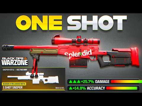 the NEW #1 BEST ONE SHOT VICTUS XMR META LOADOUT in WARZONE BO6! (Best Sniper Class for Warzone 3)