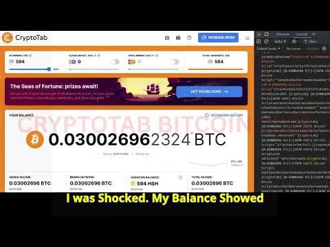 $3470+ Daily Bitcoin Earnings Secret CryptoTab Script 100% Working Live Proof #bitcoin 1080p 30fps