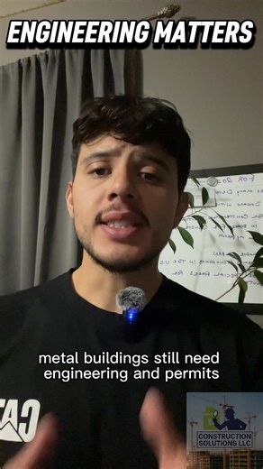 Snow load. Wind load. Frost depth. These aren’t suggestions — they’re code. 👉 Don’t skip this step #EngineeringMatters #BuildingCodes #SteelBuildings #ConstructionAdvice #MidwestWeather | Construction Solutions LLC