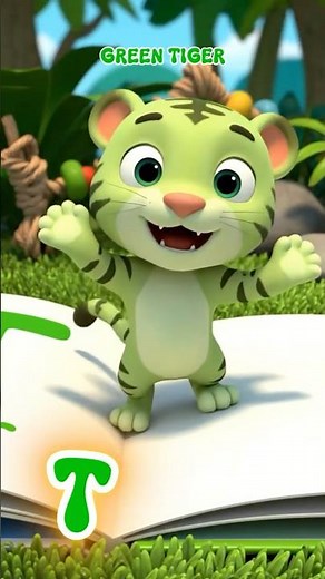 ABC Colorful Animals Song (QRST) #abcsong #colorsong #kidsongs