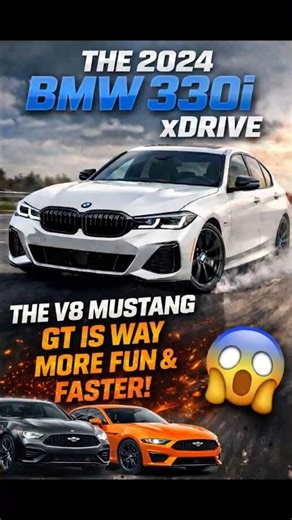 BMW 330i vs Mustang GT — Same Price, Way More Power?! 😳