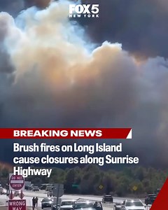 Authorities are urging the public to stay clear of areas near Sunrise Highway east of exit 62 as conditions continue to change. | FOX 5 NY