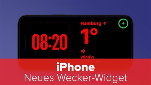 iPhone iOS 17.2: Neues Wecker-Widget