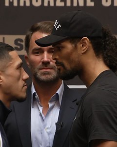 INTENSE 🥶 Jai Opetaia & Jordan Thompson Face Off | Matchroom Boxing