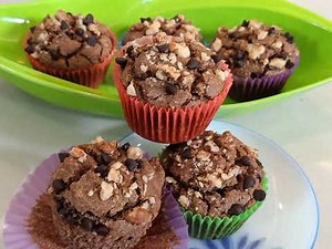 Ragi oats muffins | healthy muffins | eggless muffins | millet muffins | finger millet muffins