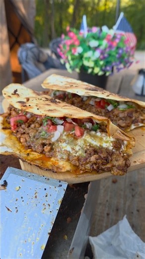 Crispy Flat Top Burritos with Salsa & Fresh Pico #Burritos #FlatTopGrill #GriddleCooking #foodie