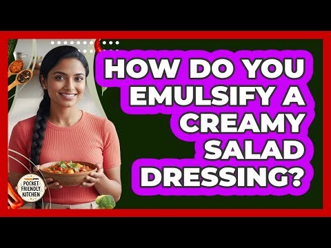 How Do You Emulsify a Creamy Salad Dressing?