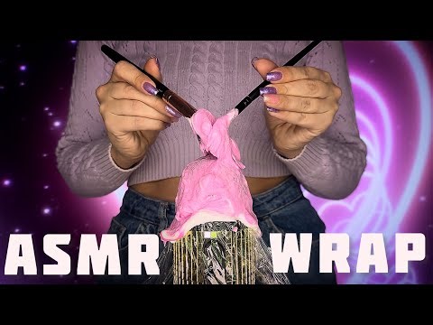 ASMR Plastic Wrap on Mic ✨ All Triggers (Brushing, Sticky, Crinkles, Wet Sounds) No Talking