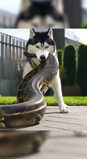 Brave Dogs vs Giant Python: Saving the Kittens｜The Savage Backyard Duel