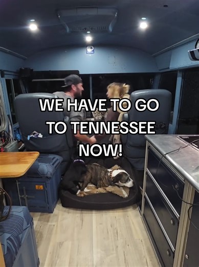 Back in the BUS! David FOUND the part we need and we have to leave now! because we are going to AZ in 5 days so we have to rush to Tennessee and make it home in time for our ✈️