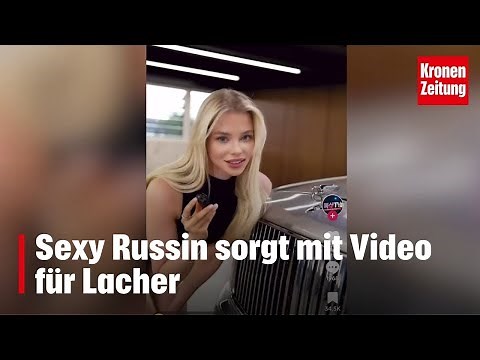 Sexy Russin sorgt mit Video für Lacher I krone.tv NEWS