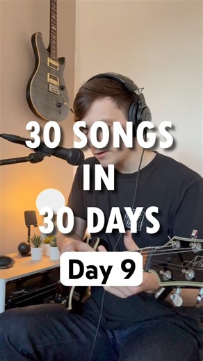 Making a mellow Midwest emo song from scratch (day 9) #30songs30days #midwestemo #guitarist