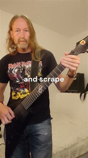 Gojira pick scrape #gojira #pickscrape #squeal #guitar #technique