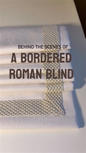 Roman blinds are a perfect solution to stop you waking up to these earlier sunrises! Come with me to make this beautiful bordered Roman blind with a @romo_fabrics @jamesharefabric trimming. Can’t wait to see this come together with the matching curtains and interiors @amyhuntinteriordesign #romanblinds #softfurnishings | Louise Cowan Interiors