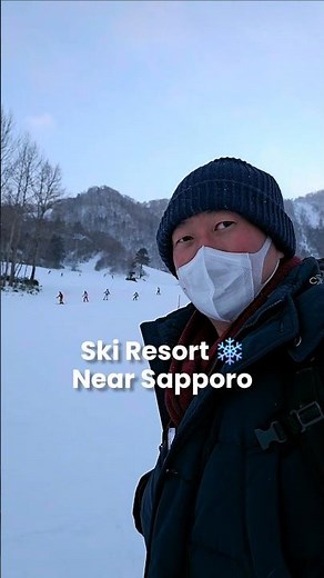 SKIING near SAPPORO! ⛷️ Resort Day Trip #hokkaido