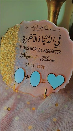 Luxury Wedding Resin Platter | Handmade Customized Wedding GiftElegant Wedding Resin Platter Design