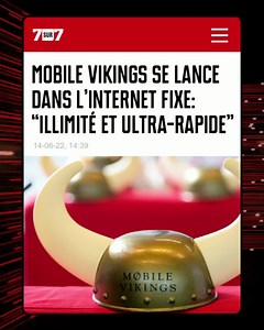 531K views · 1.9K reactions | ⚠️ Nouveau : l'internet à domicile de Mobile Vikings  Surfez en illimité et ultra-rapidement  Un prix Mobile Vikings super compétitif  Découvrez notre offre internet | Mobile Vikings | Facebook