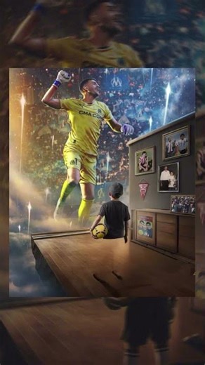 "Epic Football Poster Design in Photoshop ⚽🔥 | Lighting & Photomontage"