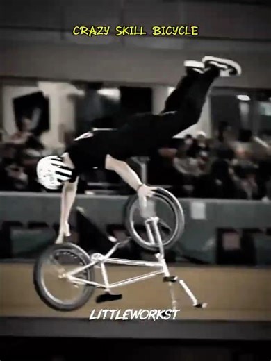 Bicycle trick that looks impossible #shorts #bicycle #tricks