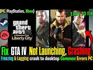 🛠️ Fix GTA IV Complete Edition Not Launching, Crashing, Freezing & Black Screen on PC ✅