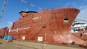 See the launch of what may be Canada’s largest fishing vessel