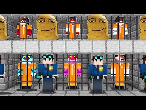 LA PRIGIONE 100% SICURA DEL MEME NUGGET CANTANTE! GUARDIE E LADRI SU MINECRAFT!!