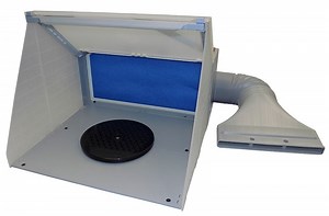 Vigiart Portable Hobby Airbrush Spray Booth with Bonus Exhaust Vent with LED Light