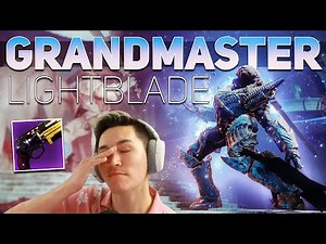 My First Grandmaster Lightblade Completion (Nightfall Full Run) | Destiny 2 Witch Queen
