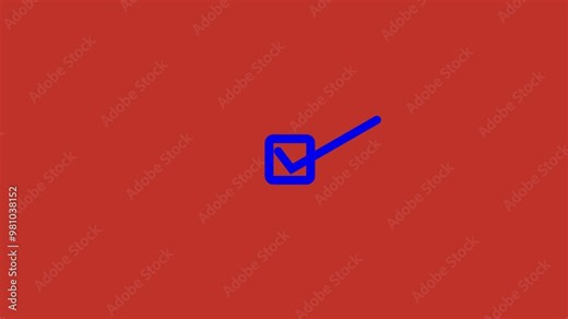 check mark video set animation 4k. green checkmark symbol yes approve choice. Check mark neon animation on transparent background. 4k video.