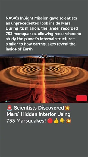 🚨 Scientists Discovered Mars’ Hidden Interior Using 733 Marsquakes! 🔴👇