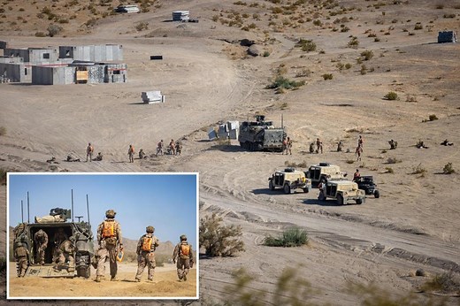 Marine dead after vehicle rolls over during training exercise on base: military officials