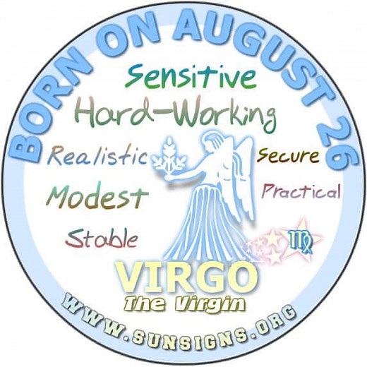 August 26 Zodiac Horoscope Birthday Personality