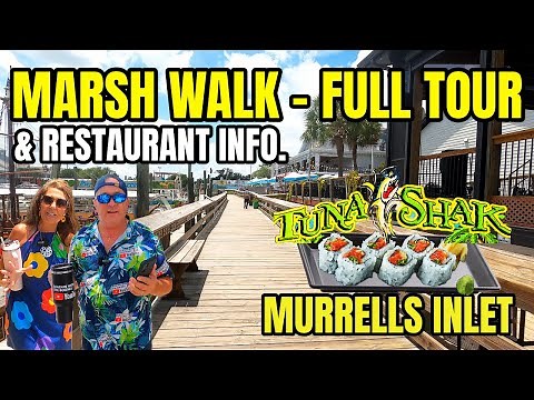 FULL Marsh Walk Tour and Sushi at the Tuna Shak in Murrells Inlet - South of Myrtle Beach.