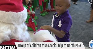 Local children take special trip to North Pole